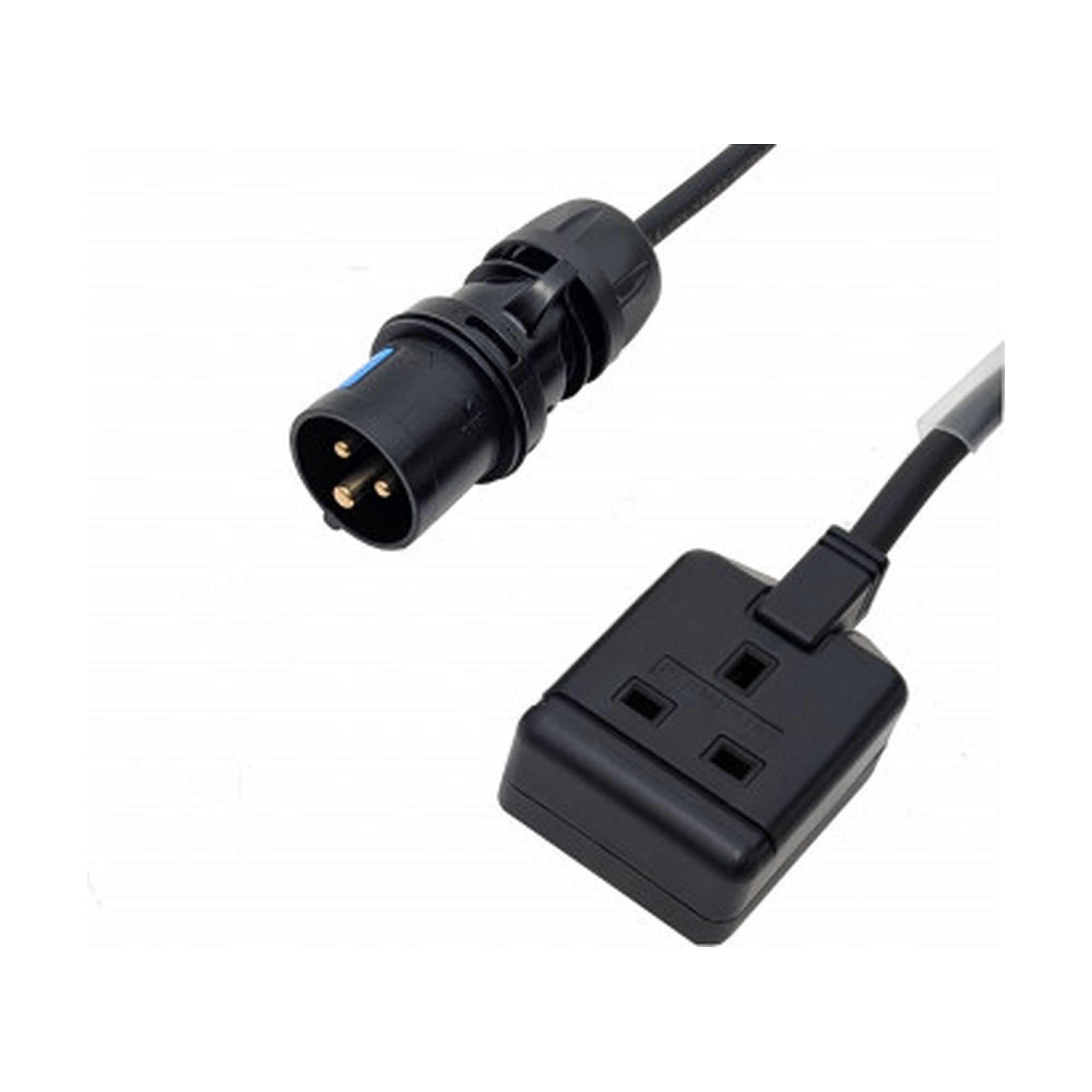 16a to 13a 1 Gang Adapter