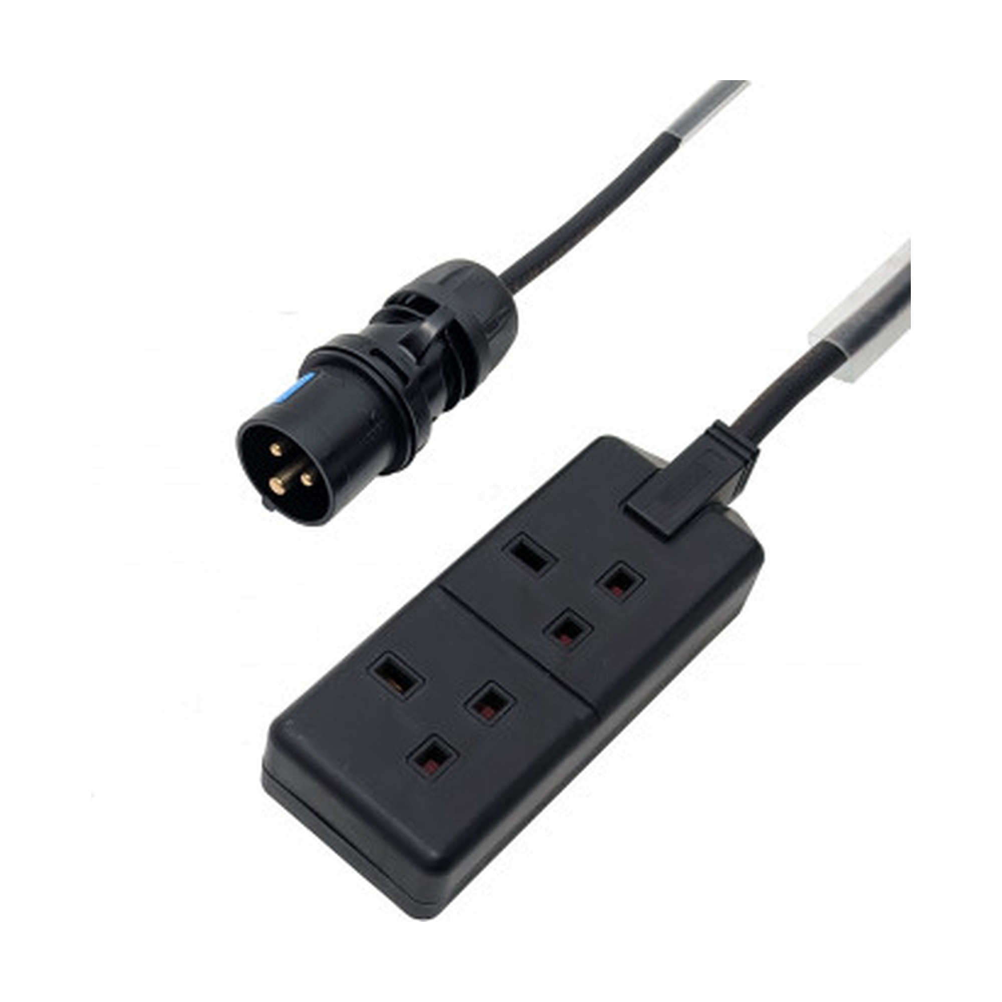 16a to 13a 2 Gang Adapter