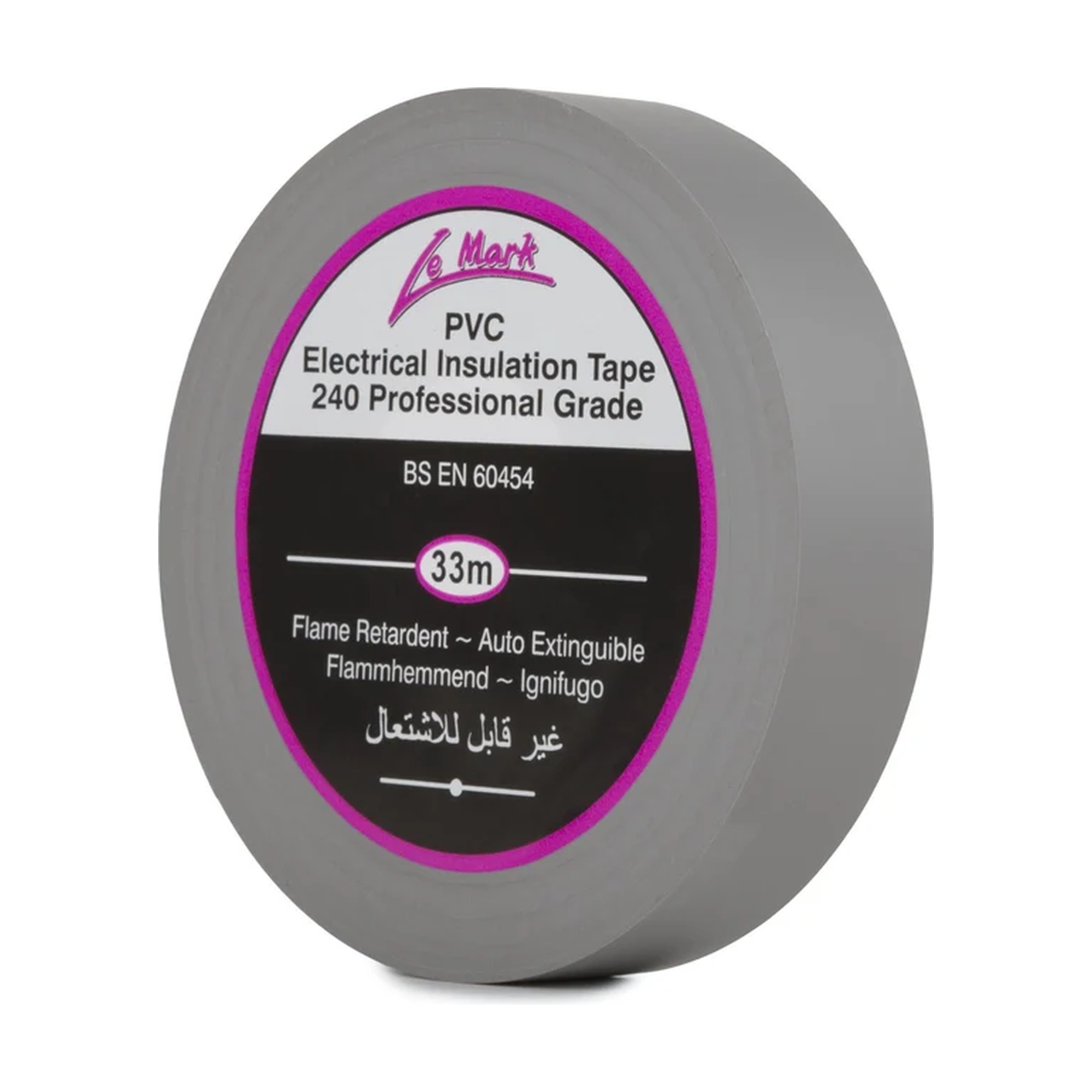PVC Electrical Insulation Tape (33m) - Grey