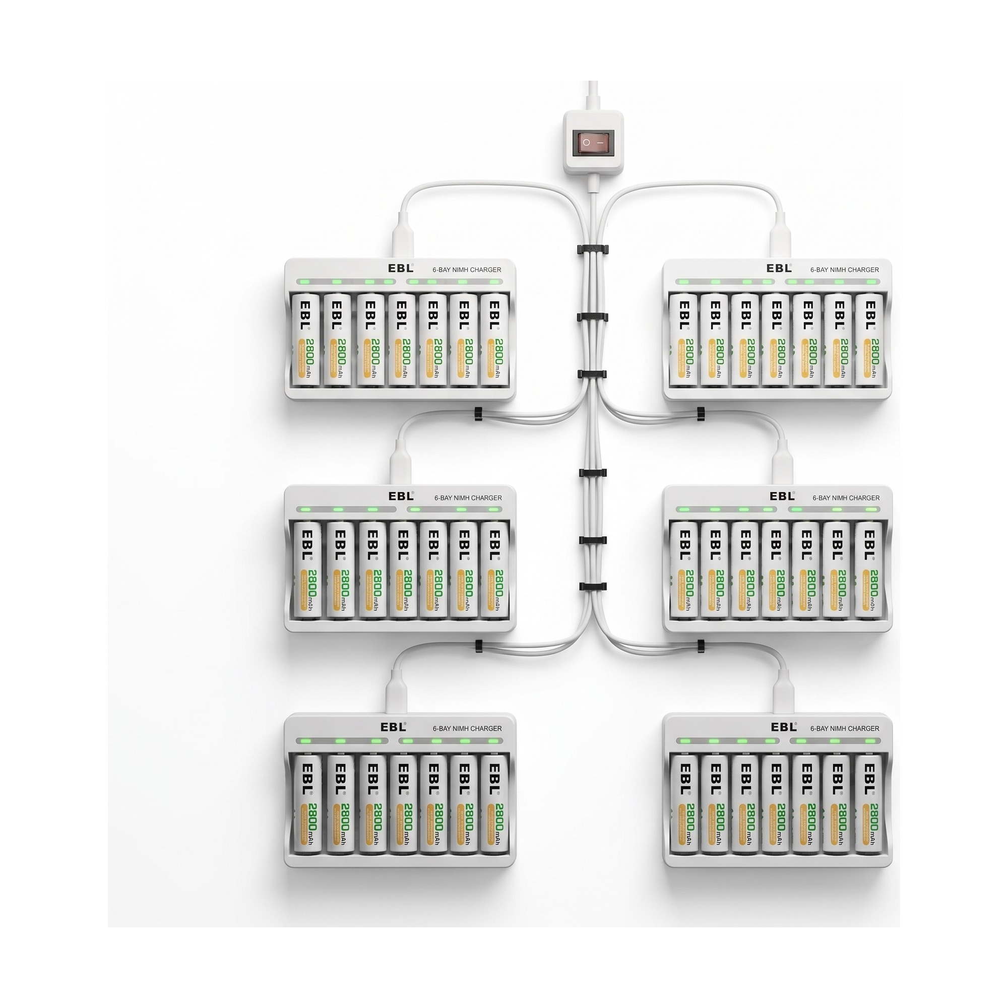 ACJ 48-Way AA Battery Charger